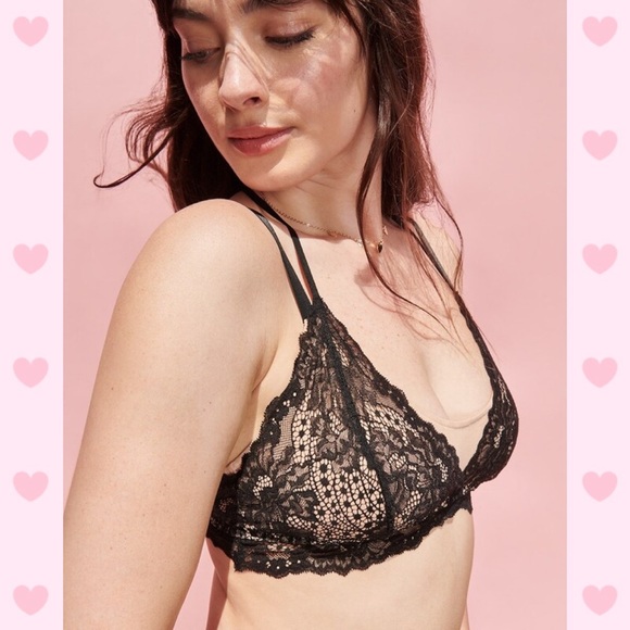 The Lover | Lace Bralette | Blackout Black - XL - Picture 3 of 9